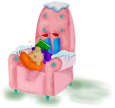 Niño durmiendo Invierno